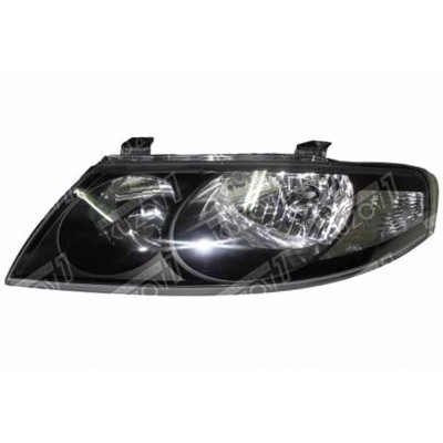 Передняя фара (левая) Темная, DEPO для Nissan ALMERA CLASSIC 2006-2013 - фото
