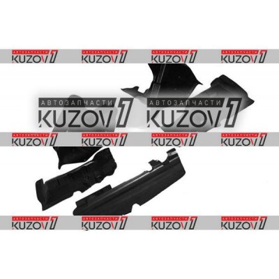 Защита Двигателя + 2 Боковые + 2 Продольные (пластик) Florimex для Nissan PRIMERA 1996-1999 - фото