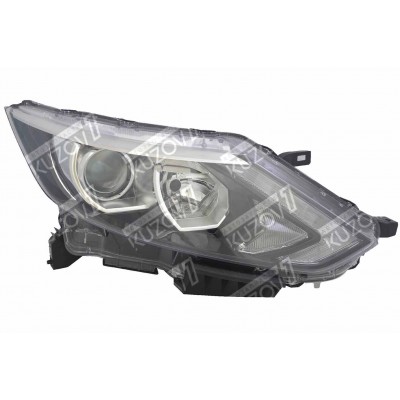 Передняя фара (правая) Led Фары, TYC для Nissan QASHQAI 2013-2016 - фото