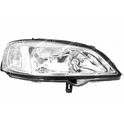 Передняя фара (правая) Хром, DJ Auto для OPEL ASTRA G 1998-2005 - фото