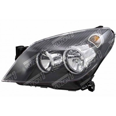 Передняя фара (левая) Темная, TYC для OPEL ASTRA H 2004-2007 - фото