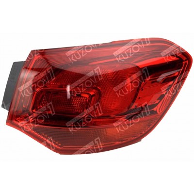 Задний фонарь (правый) Наружный, Красный, TYC для OPEL ASTRA J 2010-2012 - фото