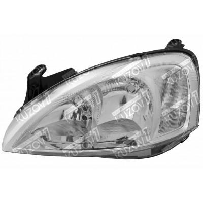 Передняя фара (левая) Valeo-Type, TYC для OPEL CORSA C 2000-2003 - фото
