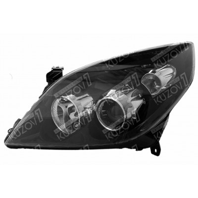 Передняя фара (левая) Темная, Электрическая, Без Моторчика, DEPO для OPEL VECTRA C 2005-2008 - фото