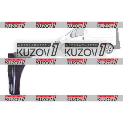 Крыло Заднее (левое) Передняя Часть Klokkerholm для OPEL VIVARO 2001-2006 - фото