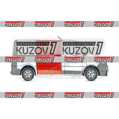 Дверь Боковая Сдвижная (правая) До Крыши Klokkerholm для OPEL VIVARO 2006-2014 - фото