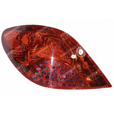 Задний фонарь (левый) TYC для PEUGEOT 207 2006-2009 - фото