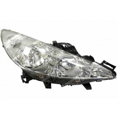 Передняя фара (правая) TYC для PEUGEOT 207 2006-2009 - фото