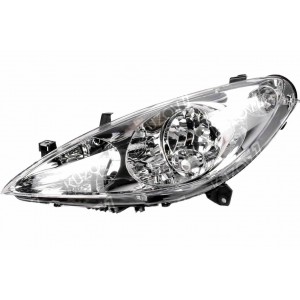 ПЕРЕДНЯЯ ФАРА (ЛЕВАЯ) С ПРОТИВОТУМАНКОЙ, БЕЗ МОТОРЧИКА, TYC