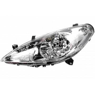Передняя фара (левая) Без Моторчика, TYC для PEUGEOT 307 2000-2005 - фото