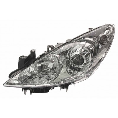 Передняя фара (левая) Xenon, DEPO для PEUGEOT 307 2005-2007 - фото