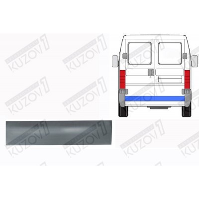 Дверь Задняя (правая) POTRYKUS для CITROEN JUMPER 1994-2002 - фото