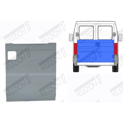 Дверь Задняя (правая) 96 См POTRYKUS для CITROEN JUMPER 2002-2006 - фото