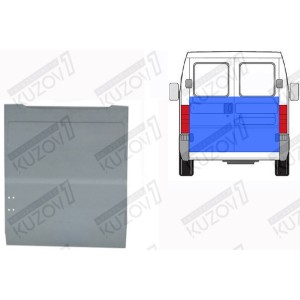 ДВЕРЬ ЗАДНЯЯ (ЛЕВАЯ) НИЖНЯЯ НАРУЖНАЯ ЧАСТЬ, ДО СТЕКЛА, 96 СМ, ОРИГИНАЛ, 0.8 ММ, ПОЛЬША - фото