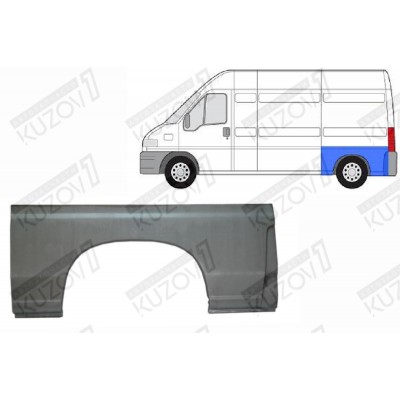 Крыло Заднее (левое) POTRYKUS для FIAT DUCATO 2002-2006 - фото