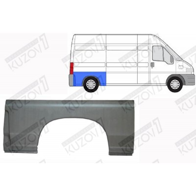 Крыло Заднее (правое) POTRYKUS для FIAT DUCATO 2002-2006 - фото