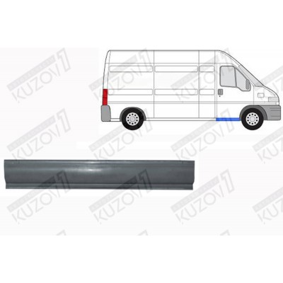 Порог (правый) POTRYKUS для CITROEN JUMPER 2002-2006 - фото