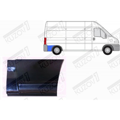 Крыло Заднее (правое) Klokkerholm для PEUGEOT BOXER 1994-2002 - фото