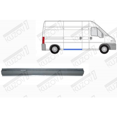 Порог (правый) Klokkerholm для PEUGEOT BOXER 1994-2002 - фото