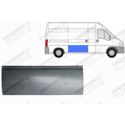 Дверь Боковая Раздвижная, 60 См POTRYKUS для CITROEN JUMPER 1994-2002 - фото