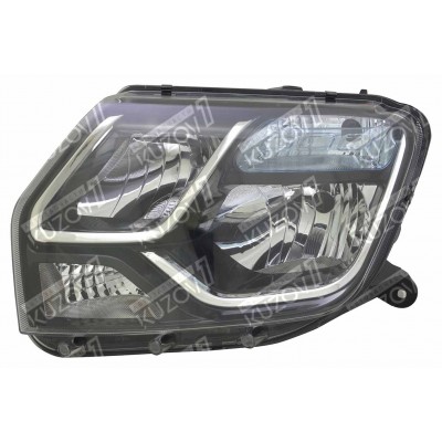 Передняя фара (левая) Черный Отражатель, TYC для DACIA DUSTER 2010-2015 - фото