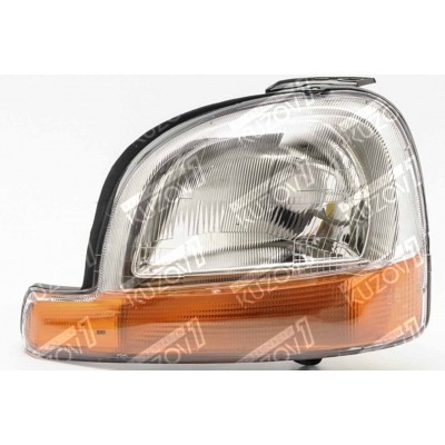 Передняя фара (левая) С Желтым Поворотом, TYC для RENAULT KANGOO 1997-2003 - фото