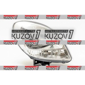 ПЕРЕДНЯЯ ФАРА (ПРАВАЯ) ХРОМ, С БЕЛЫМ ПОВОРОТОМ, TYC