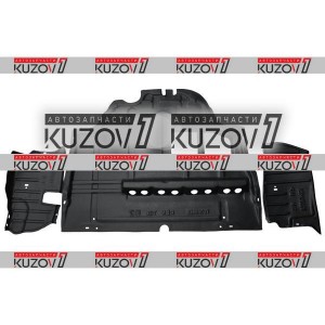 ЗАЩИТА ДВИГАТЕЛЯ ЦЕНТРАЛЬНАЯ + 2 БОКОВЫЕ (ПЛАСТИК) FLORIMEX