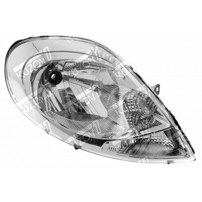 Передняя фара (правая) С Белым Поворотом, TYC для OPEL VIVARO 2006-2014 - фото