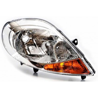 Передняя фара (правая) С Желтым Поворотом, TYC для Nissan PRIMASTAR 2006-2014 - фото