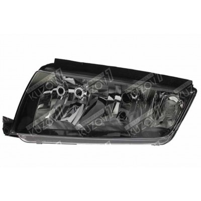 Передняя фара (левая) Темная, DEPO для SKODA FABIA 1999-2004 - фото