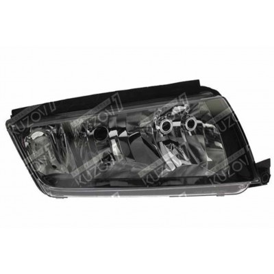 Передняя фара (правая) Темная, DEPO для SKODA FABIA 2004-2007 - фото