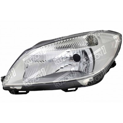 Передняя фара (левая) H4, Без Линзы, TYC для SKODA ROOMSTER 2010-2015 - фото