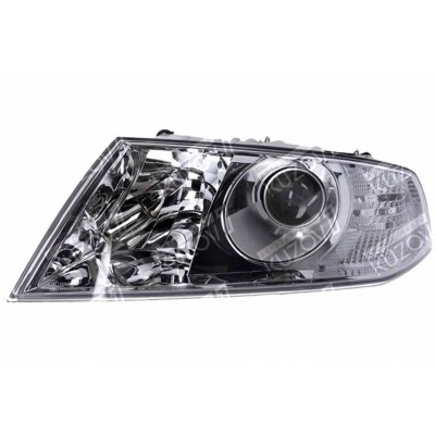 Передняя фара (левая) С Линзой, DEPO для SKODA OCTAVIA II 2004-2008 - фото