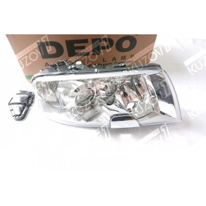 ПЕРЕДНЯЯ ФАРА (ПРАВАЯ) С ПРОТИВОТУМАНКОЙ, DEPO - фото