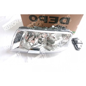 ПЕРЕДНЯЯ ФАРА (ЛЕВАЯ) С ПРОТИВОТУМАНКОЙ, DEPO - фото