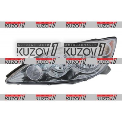 Передняя фара (левая) Хром, DEPO для TOYOTA CAMRY 2004-2006 - фото