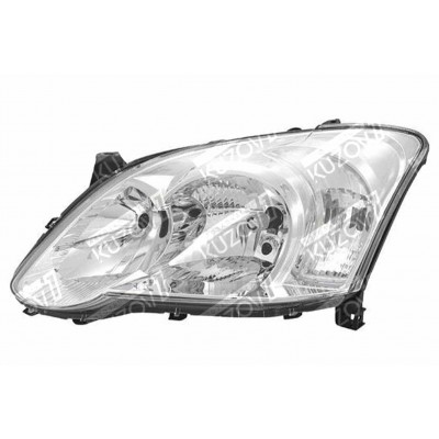 Передняя фара (левая) Valeo-Type, DEPO для Toyota Corolla 2004-2007 IX E12, E13 - фото