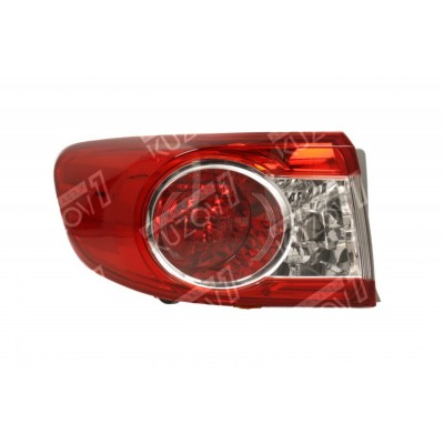 Задний фонарь (левый) наружный, TYC для Toyota Corolla 2010-2013 X E14, E15 - фото