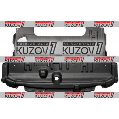 Защита Двигателя Центральная (пластик) Дизель, Florimex для TOYOTA YARIS 2005-2009 - фото