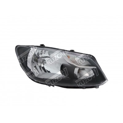 Передняя фара (правая) H4, Хром, TYC для Volkswagen CADDY 2010-2015 - фото