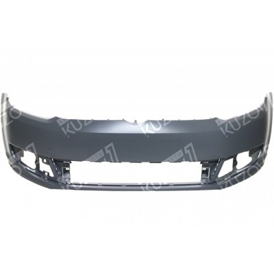 Бампер передний (серый) С Отв. Противотуманных Фар TYG для Volkswagen TOURAN - фото