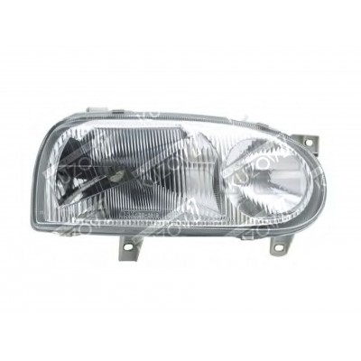 Передняя фара (правая) / Gt/ Vr6, DEPO для Volkswagen GOLF 3 1991-1998 - фото