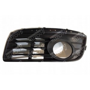 РЕШЕТКА В БАМПЕР (ЛЕВАЯ) EURO-TYPE, С ОТВ. ПОД ПРОТИВОТУМАНКУ - фото