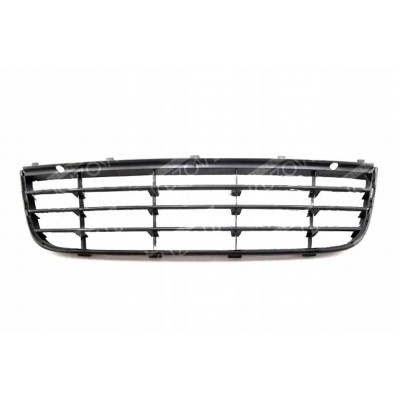 Решетка в бампер (центральная) TYG для Volkswagen JETTA 2005-2010 - фото