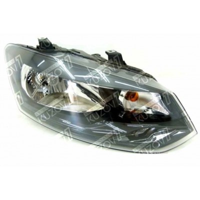 Передняя фара (правая) Одноламповая, Euro/Russia-Type, TYC для Volkswagen POLO 2009-2015 - фото