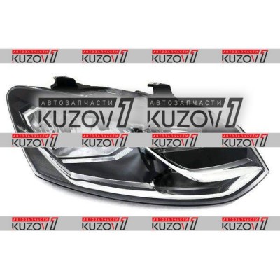 Передняя фара (правая) Двухламповая, Euro/Russia-Type, TYC для Volkswagen POLO 2015- - фото