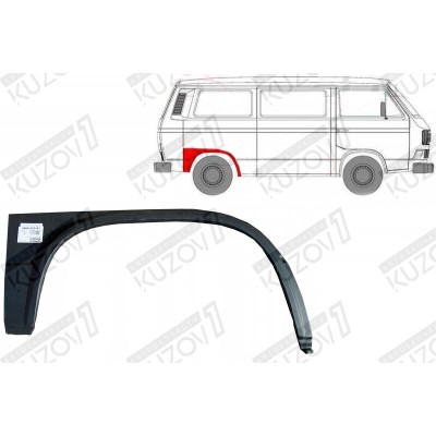 Арка задняя (правая) Polcar для Volkswagen T3 1979-1992 - фото