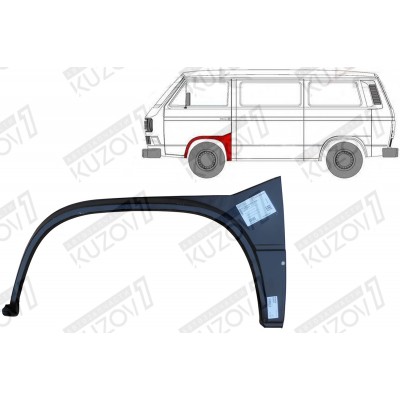Арка Передняя (левая) Klokkerholm для Volkswagen T3 1979-1992 - фото