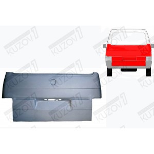 ДВЕРЬ ЗАДНЯЯ (ХЛОПУШКА) НАРУЖНАЯ ЧАСТЬ, ДО СТЕКЛА, ОРИГИНАЛ, 0.8 ММ, ПОЛЬША